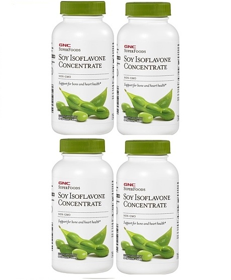 GNC SuperFoods Soy Isoflavone Concentrate, 50 mg, Capsules 90 ea